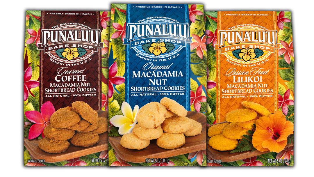 Punaluʻu Macadamia Nut Shortbread Cookies - Box 1 – Punalu‘u Bake Shop